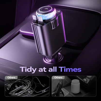 5-in-1 Retractable Car Charger & Starry Sky Aromatherapy Diffuser