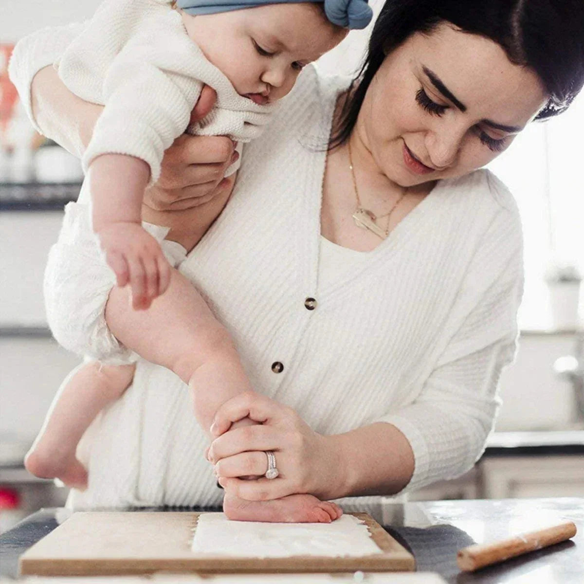 DIY Baby Print Keepsake Frame
